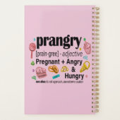 Zwangerschap en honger = boos planner (Achterkant)