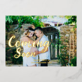 Zwangerschap Foto aankondiging | Minimaal binnenko (Voorkant)