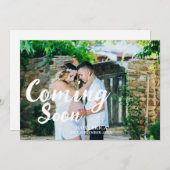 Zwangerschap Foto aankondiging | Minimaal binnenko (Voorkant / Achterkant)