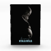 Zwangerschap Foto Gift Modern wordt Mama Blue (Voorkant)