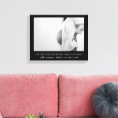 Zwangerschap Foto Schiet Zwangerschap Paar Keepsak Canvas Afdruk (Insitu (Woonkamer))