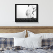 Zwangerschap Foto Schiet Zwangerschap Paar Keepsak Canvas Afdruk (Insitu (Slaapkamer))