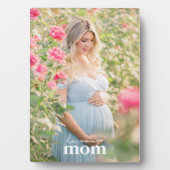 Zwangerschap Fotocadeau Modern Stijlvol Moeder wor Fotoplaat (voorkant)