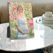 Zwangerschap Fotocadeau Modern Stijlvol Moeder wor Fotoplaat