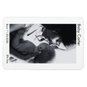 Zwangerschap Geboorteaankondiging - Custom Photo M Magneet (Horizontaal)