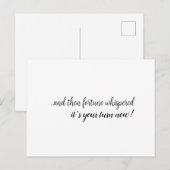 Zwangerschap Gefeliciteerd, adoptie, nieuwe ouders Briefkaart (Voorkant / Achterkant)