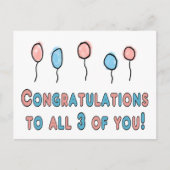 zwangerschap Gefeliciteerd Briefkaart (Voorkant)