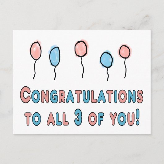 zwangerschap Gefeliciteerd Briefkaart (Voorkant)