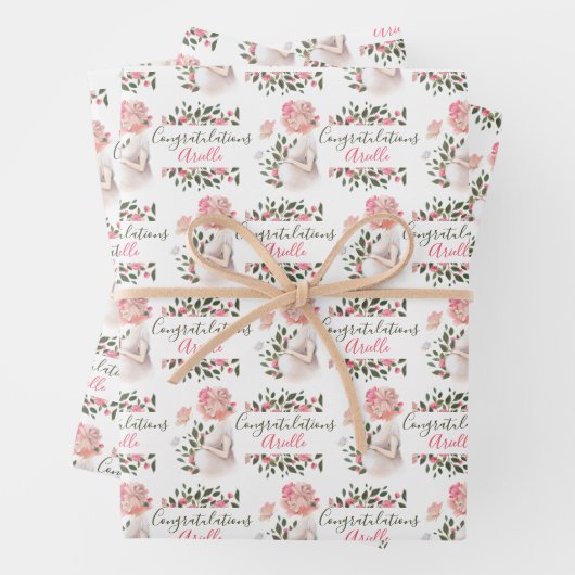 Zwangerschap Gefeliciteerd met het verpakken van p Inpakpapier Vel (In situ)