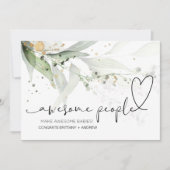 Zwangerschap Gefeliciteerd met nieuwe baby Kaart (Voorkant)