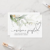 Zwangerschap Gefeliciteerd met nieuwe baby Kaart (Voorkant / Achterkant in situ)