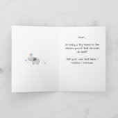 Zwangerschap Gefeliciteerd w. Aangepast bericht, Kaart (Binnen)