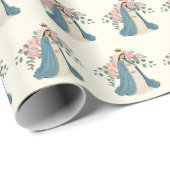 Zwangerschap Gezegende Moeder Maria Gift Wrap – Bl Cadeaupapier (Rol Hoek)