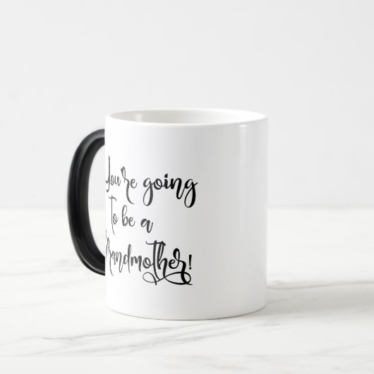 Zwangerschap Grootmoeder verborgen boodschap Verra Magische Mok (Voorkant links)