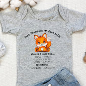 Zwangerschap grootouders Aangepaste aankondiging o Romper