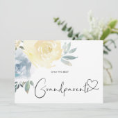 Zwangerschap Grote grootouders Nieuwe baby Kaart (Staand voorkant)