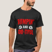 Zwangerschap Halloween Pompoen Bump Bot Moederscha T-shirt (Voorkant)