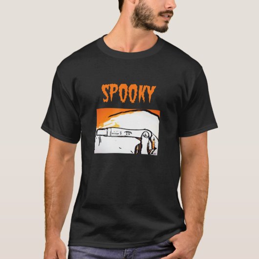 Zwangerschap Halloween. Zwangerschap is Scar T-shirt (Voorkant)