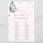 Zwangerschap Het is roze Baby shower spel (Voorkant)