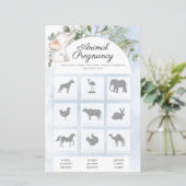 Zwangerschap Jongen Baby shower (Staand voorkant)