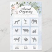 Zwangerschap Jongen Baby shower (Voorkant)