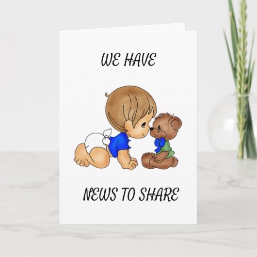 *** ZWANGERSCHAP** KAART (Voorkant)