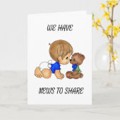 *** ZWANGERSCHAP** KAART (Gele Bloem)