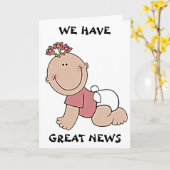 *** ZWANGERSCHAP** KAART (Gele Bloem)