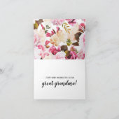 Zwangerschap Kaart voor oma (Binnen)