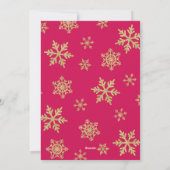 Zwangerschap kerstkaart Eenvoudig Lijst (Achterkant)