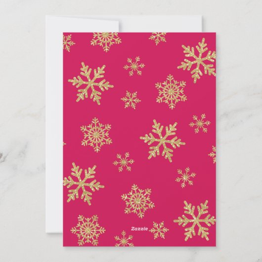 Zwangerschap kerstkaart Eenvoudig Lijst (Achterkant)