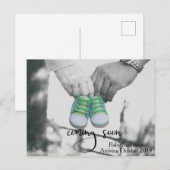 Zwangerschap Kind Komt Binnenkort Aankondiging Sch Briefkaart (Voorkant / Achterkant)