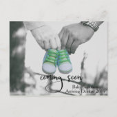 Zwangerschap Kind Komt Binnenkort Aankondiging Sch Briefkaart (Voorkant)