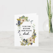 Zwangerschap Maak Kaart voor papa vrij (Voorkant)