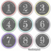 Zwangerschap Maandelijkse Baby Bump Stickers (Voorkant)