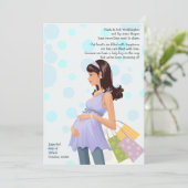 Zwangerschap moeder (jongen) Aankondiging (Staand voorkant)