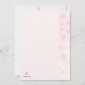 Zwangerschap moeder (meisje) Aankondiging (Achterkant)