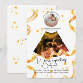 Zwangerschap Nieuwe baby echo echogram foto Kaart (Voorkant / Achterkant)