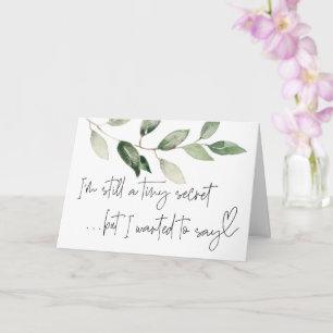 Zwangerschap Nieuwe baby onthaal voor familie en v Kaart