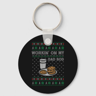 Zwangerschap Nieuwe Moeder Door Zwangere Kerst Mat Sleutelhanger