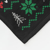 Zwangerschap nieuwe moeder fleece deken (Hoek)