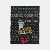 Zwangerschap nieuwe moeder fleece deken (Voorkant)