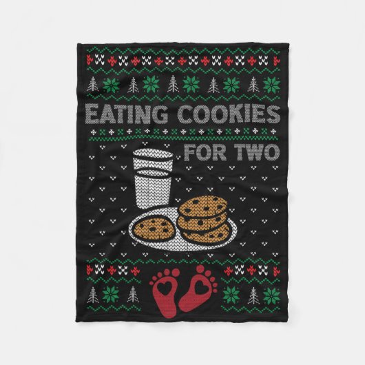 Zwangerschap nieuwe moeder fleece deken (Voorkant)