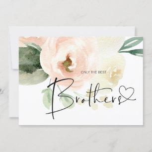 Zwangerschap onthaal broeder nieuwe baby roze Flor Kaart