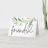 Zwangerschap onthaal de vriendentante als ik zwang kaart (Voorkant)