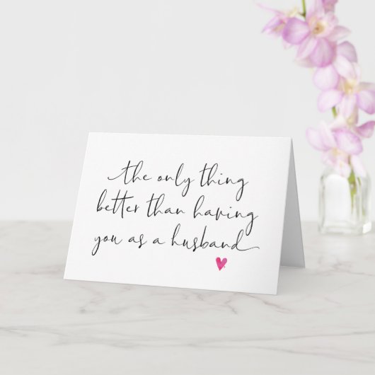 Zwangerschap onthaal je vader dat ik zwanger ben kaart (Orchidee)