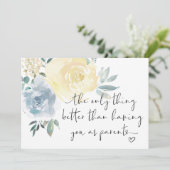 Zwangerschap onthaal nieuwe grootouders Ik ben zwa Kaart (Staand voorkant)