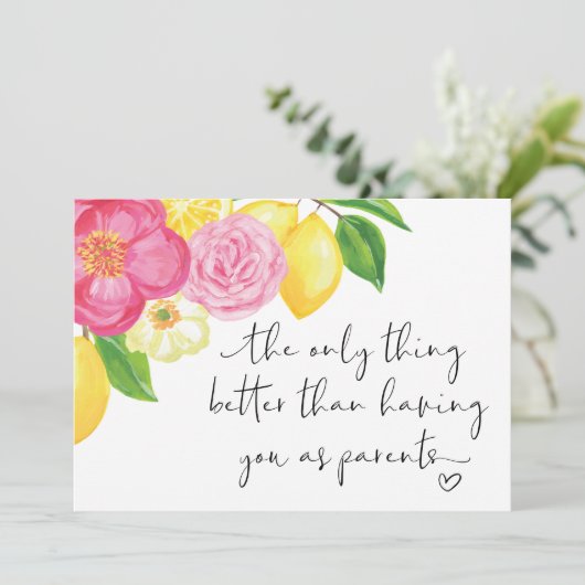 Zwangerschap Onthul Grootouder Verrassing Ik ben Z Kaart (Staand voorkant)