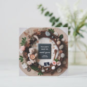 Zwangerschap onthullen aankondiging met echografie (Staand voorkant)