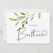 Zwangerschap onthullen Broeder Baby Aankondiging K (Voorkant)